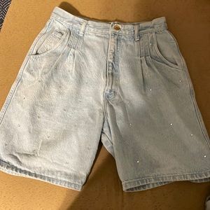 Vintage high waisted jean shorts